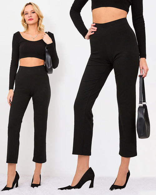 Жіночі тканинні штани Royalfashion Black