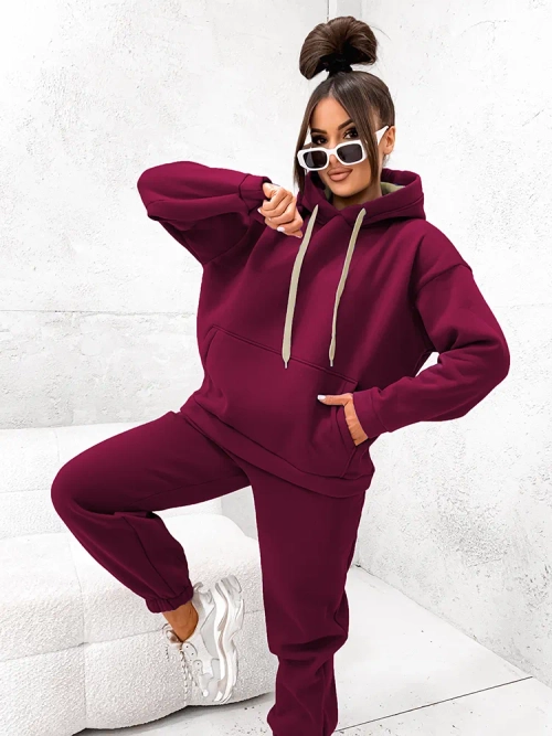 Комплект спортивного костюма Royalfashion из хлопка для женщин