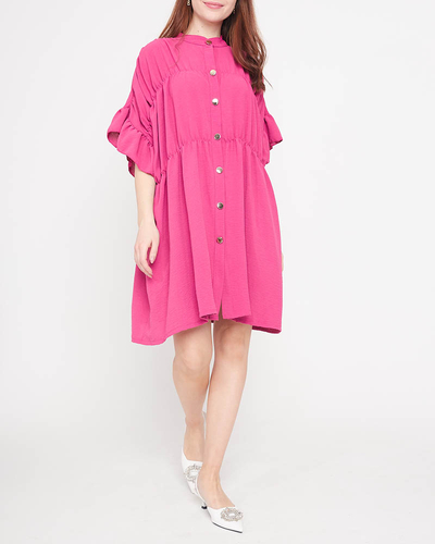 Lila knielanges Damenkleid - Kleidung