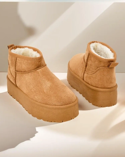 Royalfashion Kurze Damen Schneestiefel a'la Havale