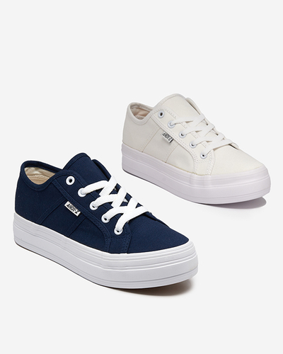 OUTLET Damenturnschuhe, ecrufarben, Colanti. Schuhwerk