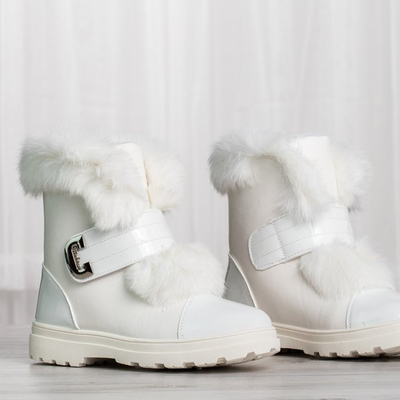 Harriett pelzgefütterte weiße Schneeschuhe - Schuhe