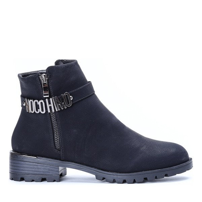 Schwarze Jodhpur-Stiefel Madina - Schuhe 1