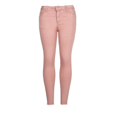 Rosa Hose mit hoher Taille - Hose 1