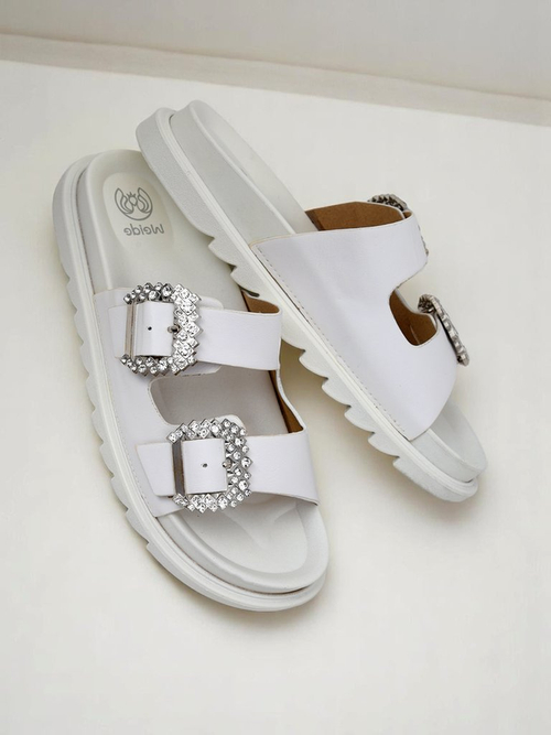 Royalfashion жіночі шльопанці з пряжками Mrs Aurora