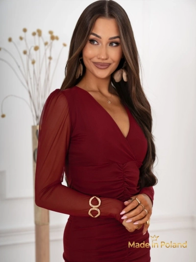 Damen Midikleid mit Schlitz Romantic Vibe
