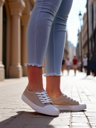 Royalfashion Damen klassische Schnürsneaker Ogisea