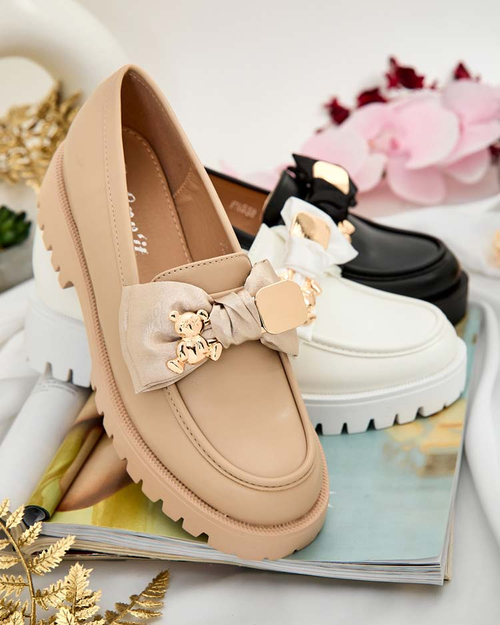 Royalfashion Жіночі мокасини з бантом Mantarme