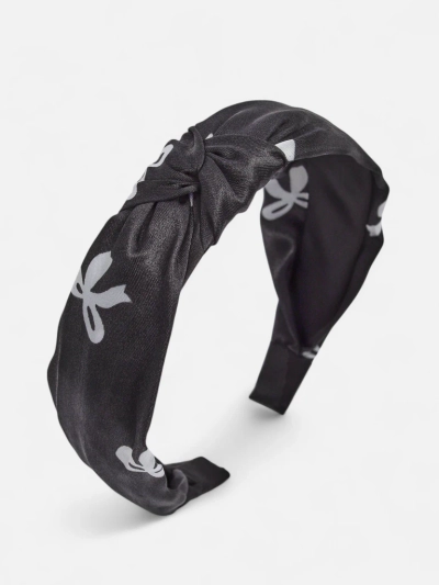 Royalfashion Satin-Haarband mit Flechtmuster und Print