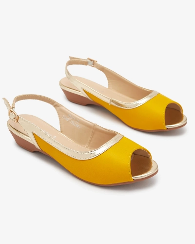 Damen-Outdoor-Ballerinas in Senffarbe Axoco- Footwear