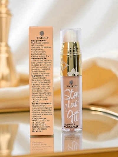 Luxelux Aurelia Waterproof Concealer 10ml – deckender, feuchtigkeitsspendender Korrektor