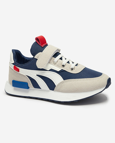 Kinder-Sportschuhe in marineblau-grau Kaxo- Footwear