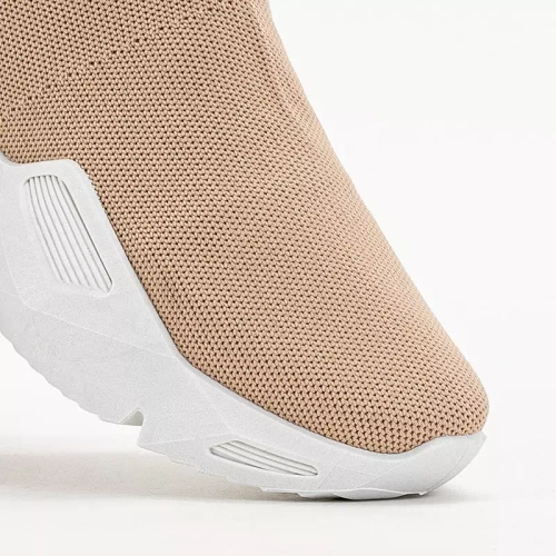 OUTLET Високе бежеве жіноче спортивне взуття Fisa - Взуття