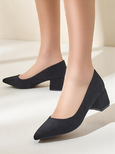 Royalfashion Damen Pumps mit niedrigem Absatz Bosanna