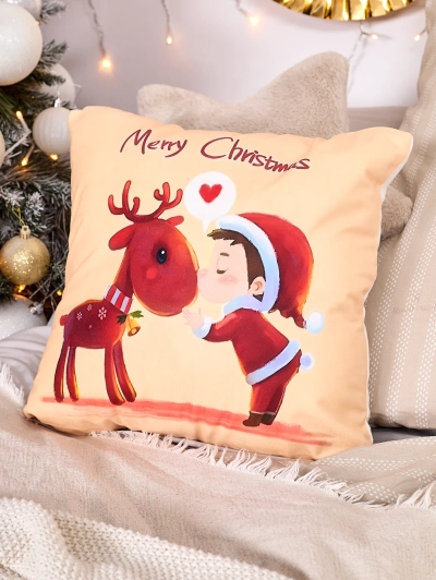 Royalfashion Dekorative Weihnachts-Kissenbezug