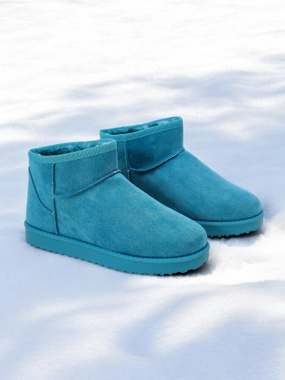 Royalfashion Kurze Damen Schneestiefel wie Hozis