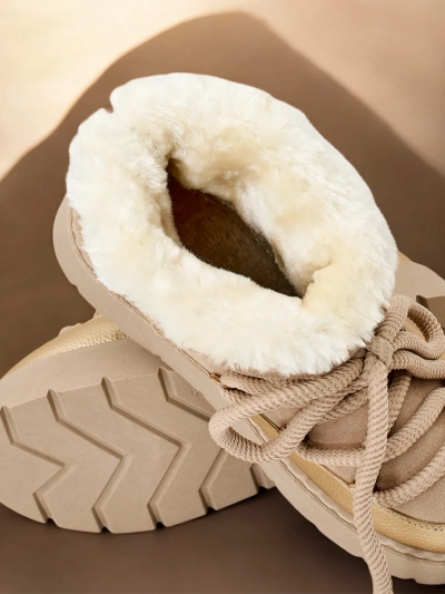 Royalfashion Damen Schnürschneestiefel Iniuc