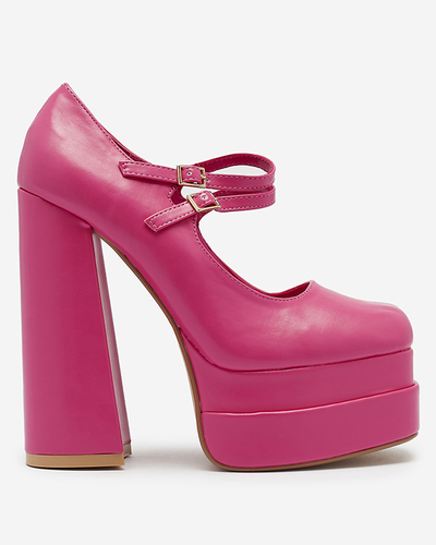 Fuchsia Damen hohe Stiletto-Pumps Edisa - Schuhe