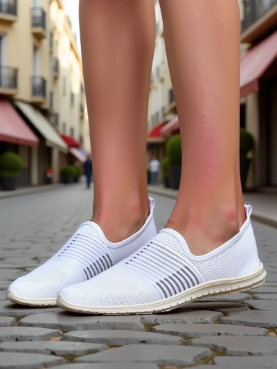 Royalfashion Damen Slipper Sport Schuhe Ollabes