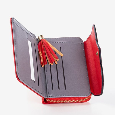 Kleine rote Damenbrieftasche - Brieftasche 1