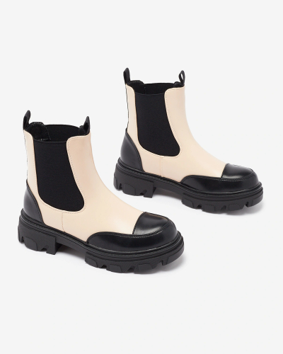 Royalfashion Beige Damenstiefel von Userrus