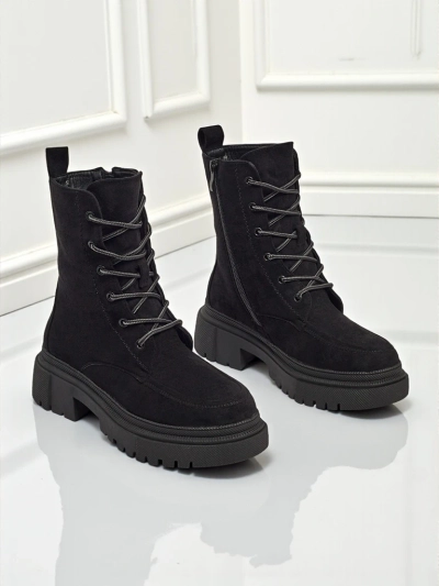 Öko-Wildleder Damen Worker Boots Velisse