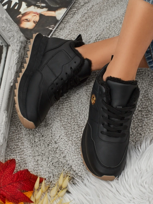 Royalfashion Утеплені жіночі кросівки з хутром Casot