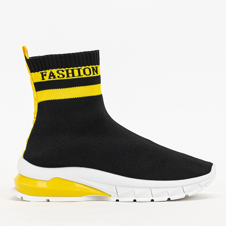 Jammy Schwarze hohe Turnschuhe für Damen - Schuhe