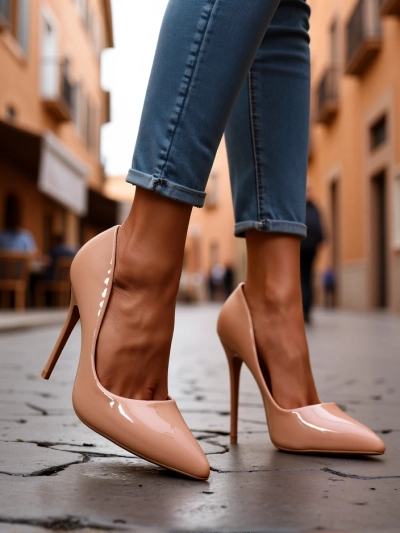 Royalfashion Damen klassische spitze Stilettos Dofenis