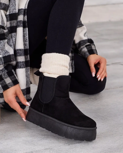 Royalfashion Damen Nomas Kurzstiefel a'la Schneestiefel