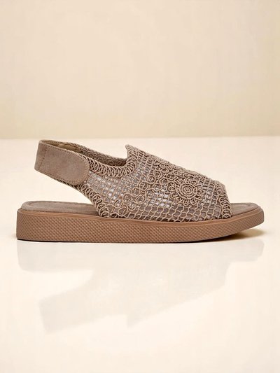 Royalfashion Damen Levay Ajour-Sandalen mit Obermaterial