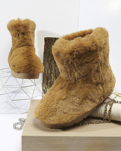 Damen-Schneestiefel in der Farbe camel Ottola- Footwear
