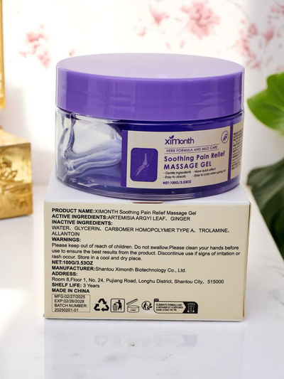 Natürliches Massagegel, schmerzlindernd