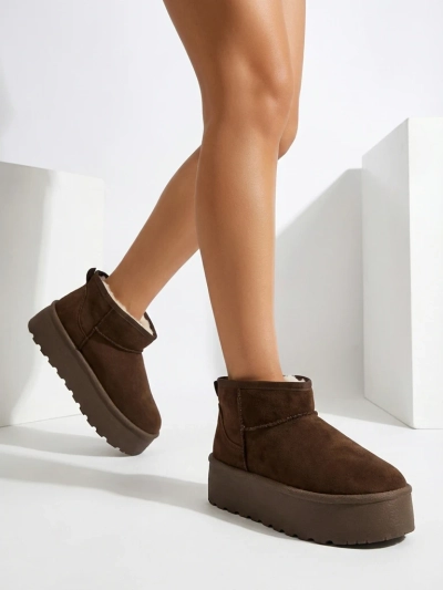 Royalfashion Damen Plateau-Schneestiefel a'la Dagodo