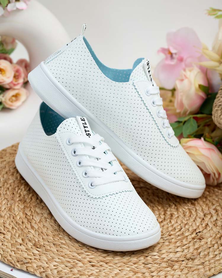 Royalfashion Damen Umurra durchbrochene Sneakers