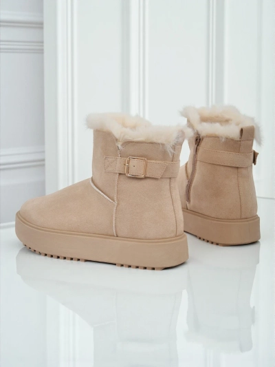 Royalfashion Kurze Damen Schneestiefel Aurelia Classico