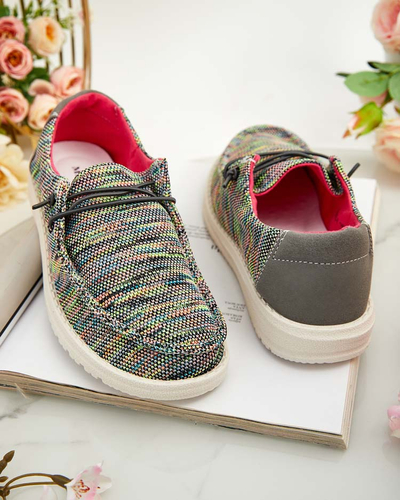 Royalfashion Damen Seleptes Halbschuhe zum Schnüren