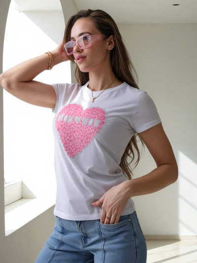 Royalfashion Damen Baumwollbluse