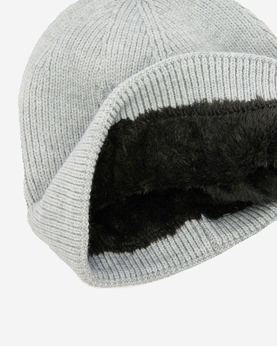 Royalfashion Gray insulated women's beanie