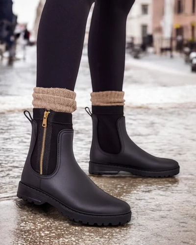 Royalfashion Damen Dasilia matte Gummistiefel