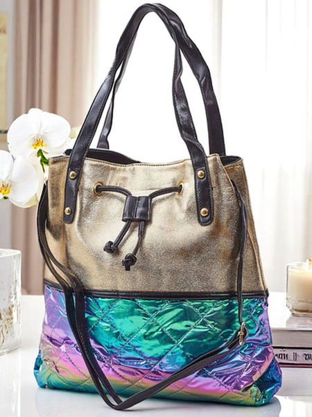 Royalfashion Жіноча велика сумка Golden Luxe Shopper