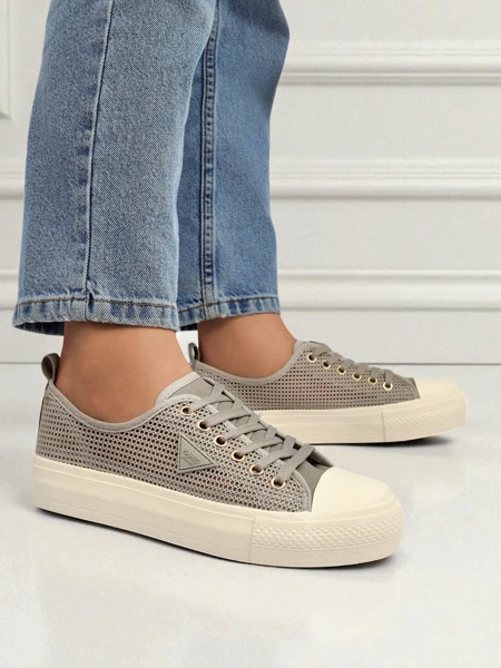 Damen-Sneaker Callista Mesh Light Grey – Komfort und Stil für Sommer und Herbst