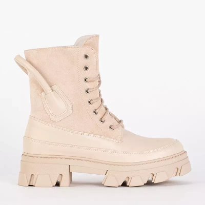 OUTLET Beige isolierte Damentaschen Emilla - Schuhe