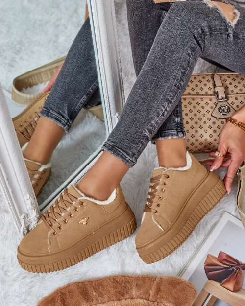 Royalfashion Утеплені жіночі кросівки з хутром Noxu