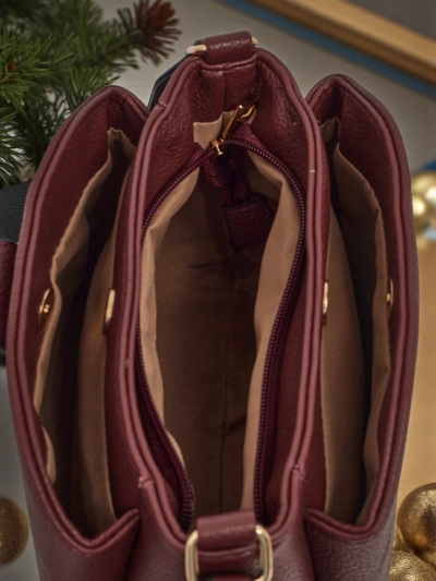 Kleine Damenhandtasche aus Öko-Leder Violes