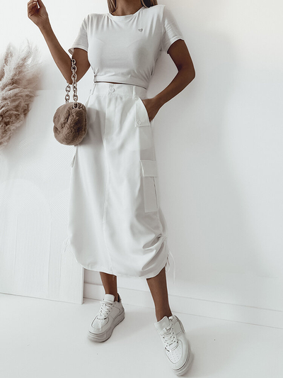 Royalfashion Damen Midirock mit Taschen