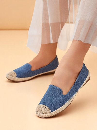 Royalfashion Damen-Espadrilles aus Öko-Wildleder Bombei