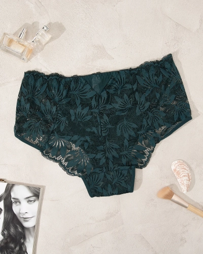 Royalfashion Damenhöschen aus dunkelrosa Spitze