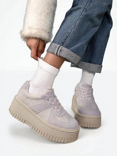 Royalfashion Damen Plattform Sneaker Venusoe