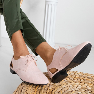 OUTLET Rosa Damenschuhe mit Fairy-Ausschnitten - Schuhe